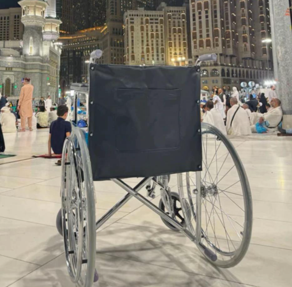 Wheel Chair Distribution For Pilgrims in Makkah