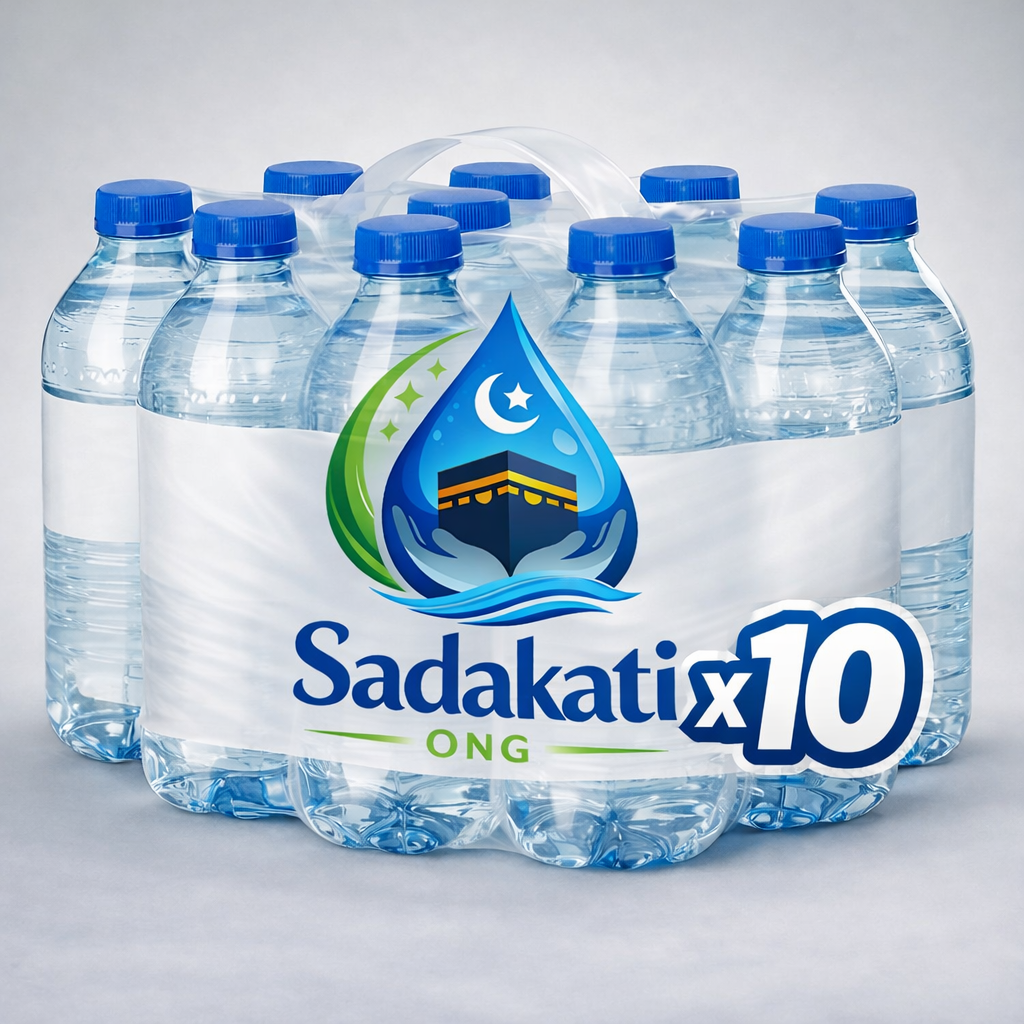 Sadakati Water Pack – 12 Bottles of Pure Giving