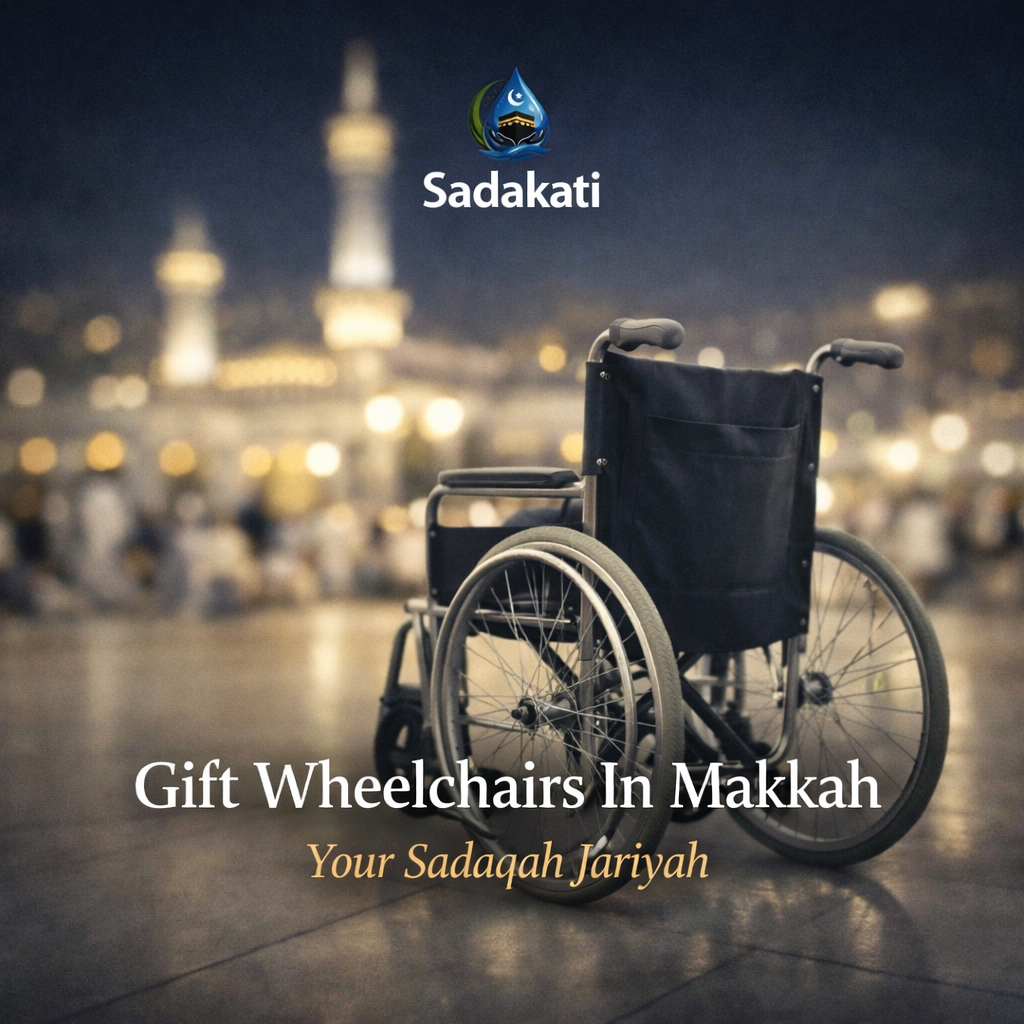 Wheel Chair Distribution For Pilgrims in Makkah