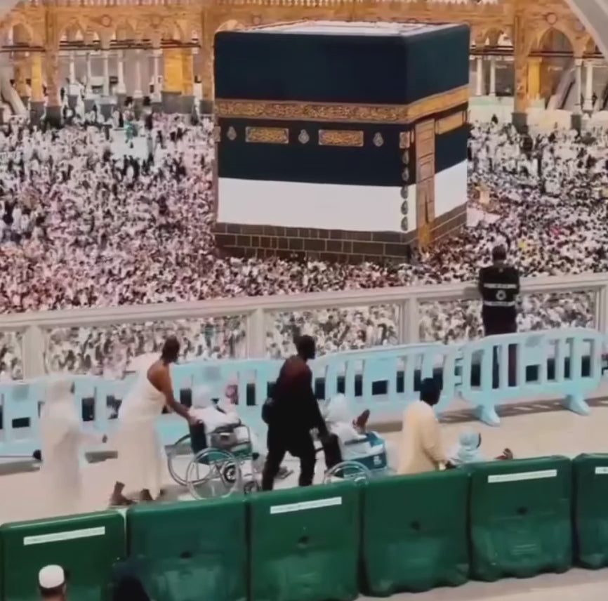 Wheel Chair Distribution For Pilgrims in Makkah
